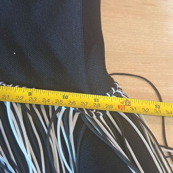 Zara Fringe fit and flair dress - Picture 7 of 10